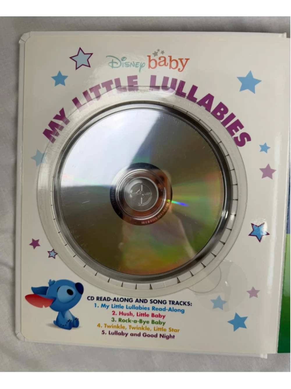Disney Baby My Little Lullabies Read Along Storybook CD Mickey Mouse Nursery